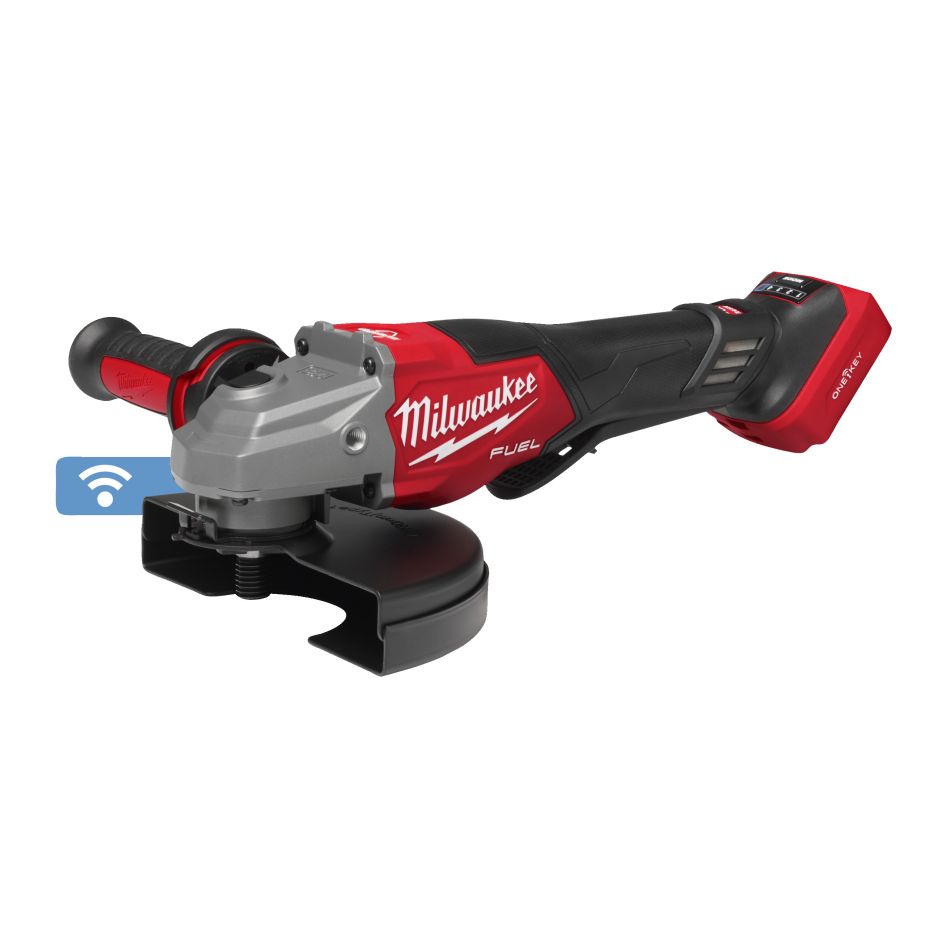 Milwaukee 4933498942 M18 FHSAGO180VXPDB2-0X FUEL™ amoladora angular de alto rendimiento de 180 mm con velocidad variable, freno y ONE-KEY™ Gen 2 18 V excl. Batería y cargador en HD-Box