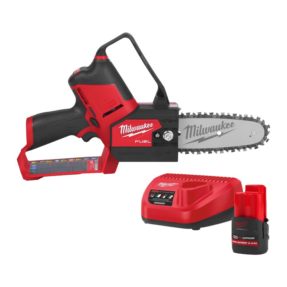 Milwaukee 4933501917 M12 FUEL HATCHET Accu sierra de poda 15 cm 1x 12V 2.0Ah bater&iacute;a y cargador en caja