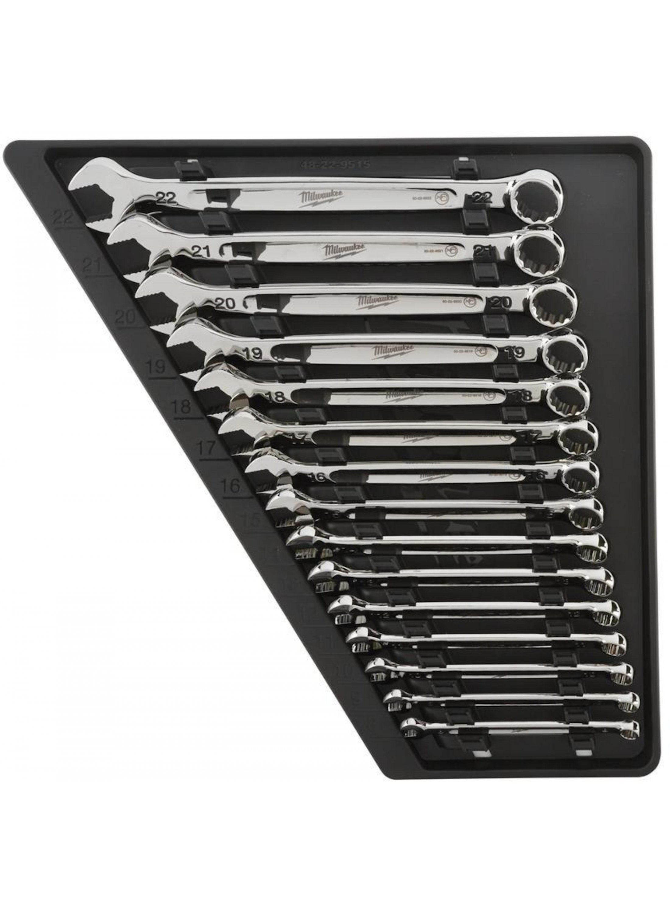 Milwaukee Accesorios 4932464258 Juego de llaves de boca 15 piezas