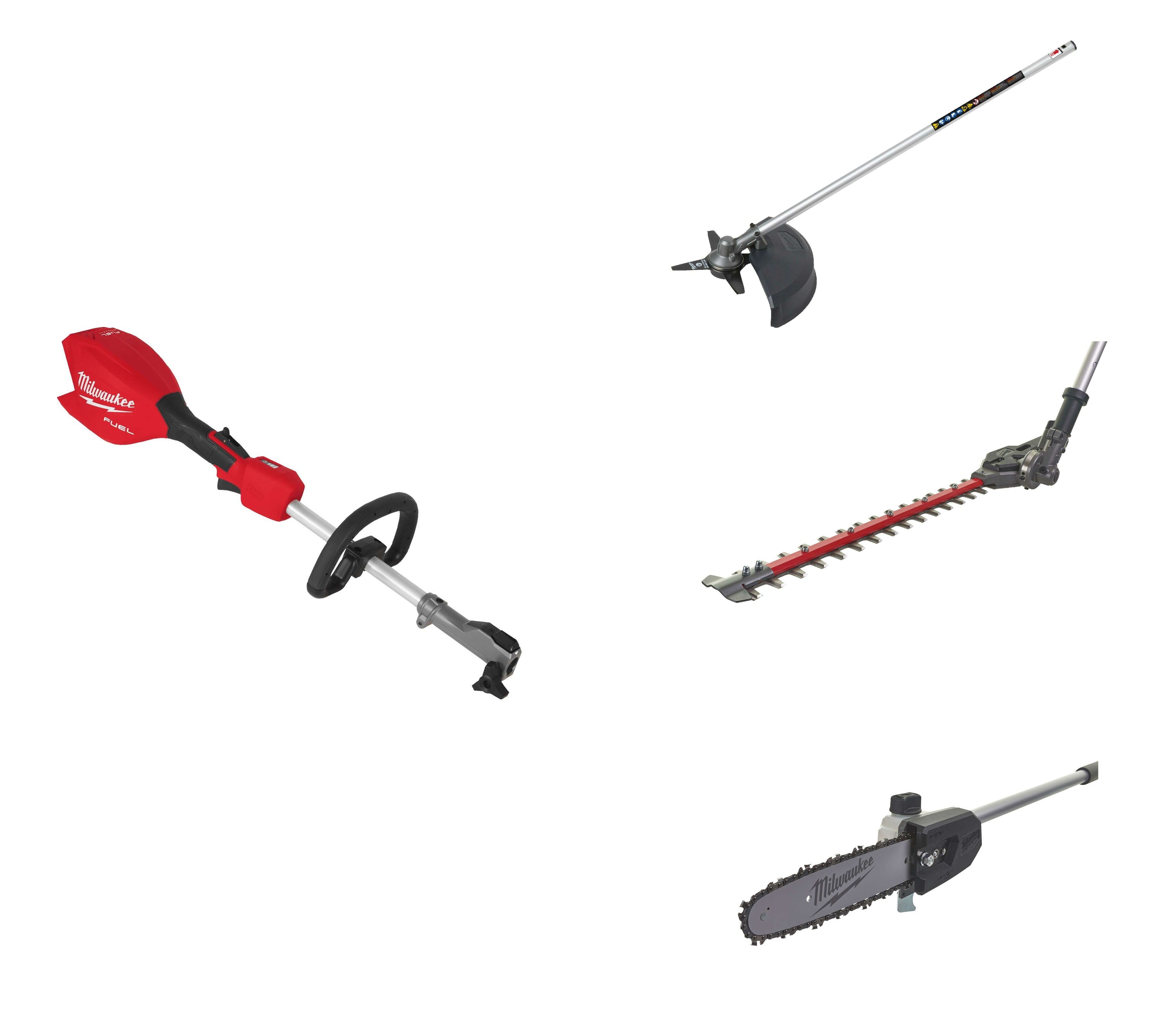 Milwaukee M18FOPH M18 FUEL&trade; Outdoor Power Head b&aacute;sico + accesorios para motosierra, cortasetos y desbrozadora; bater&iacute;a y cargador no incluidos