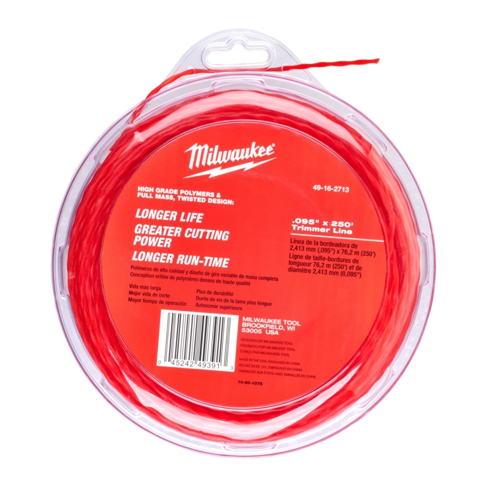 Milwaukee Accesorios 49162713 Alambre de corte de 2,3 mm x 76 m