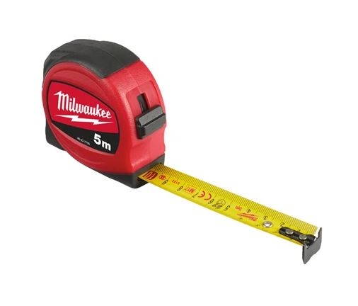 Milwaukee Accesorios 48227706 Cinta métrica Slimline S5/25 - 5m - 25mm