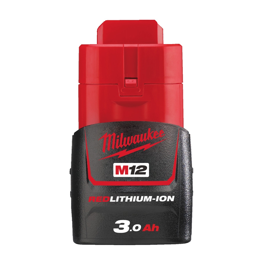 Milwaukee Accesorios 4932451388 Batería M12 B3 M12 12V 3.0ah roja Li-Ion