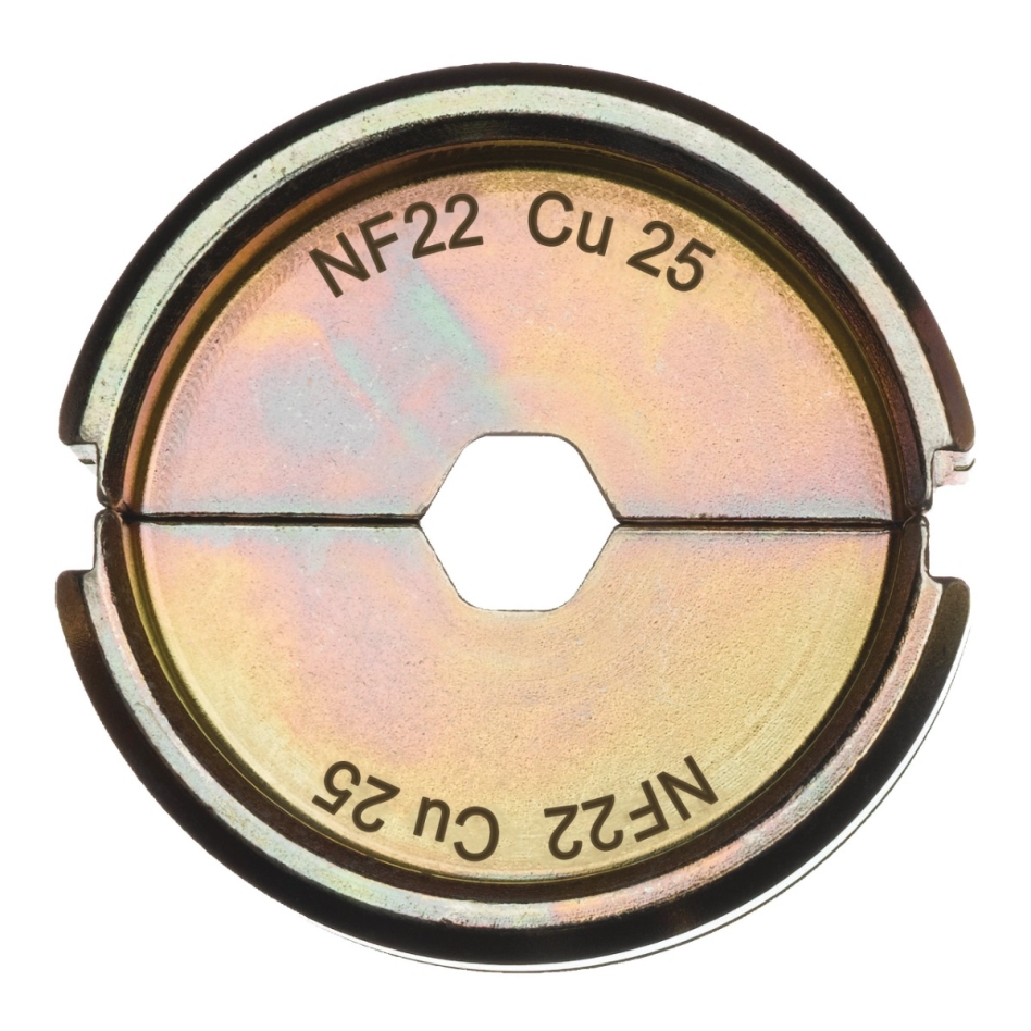 Milwaukee Accesorios 4932451734 NF22 Cu 25 Mordaza de engarce para alicates de engarce M18 HCCT-201C