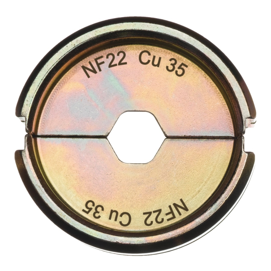 Milwaukee Accesorios 4932451735 NF22 Cu 35 Mordaza de engarce 35mm2 para alicates de engarce M18 HCCT-201C