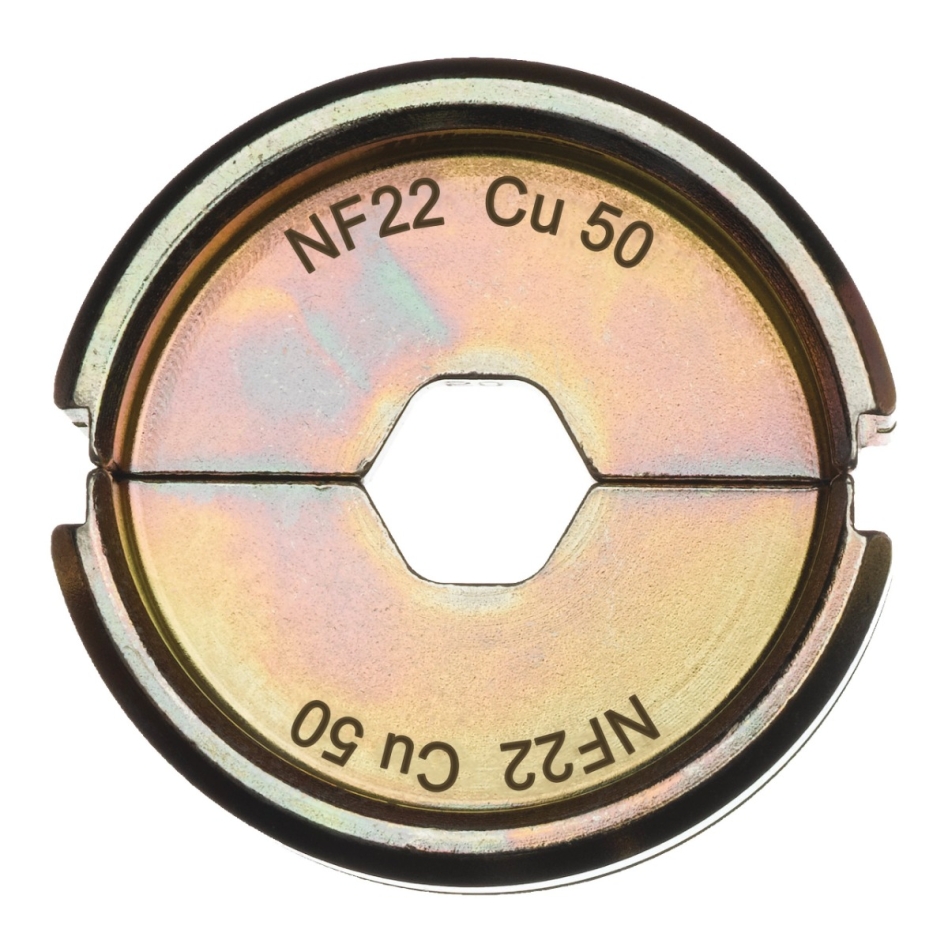 Milwaukee Accesorios 4932451736 NF22 Cu 50 Mordaza de engarce para alicates de engarce M18 HCCT-201C