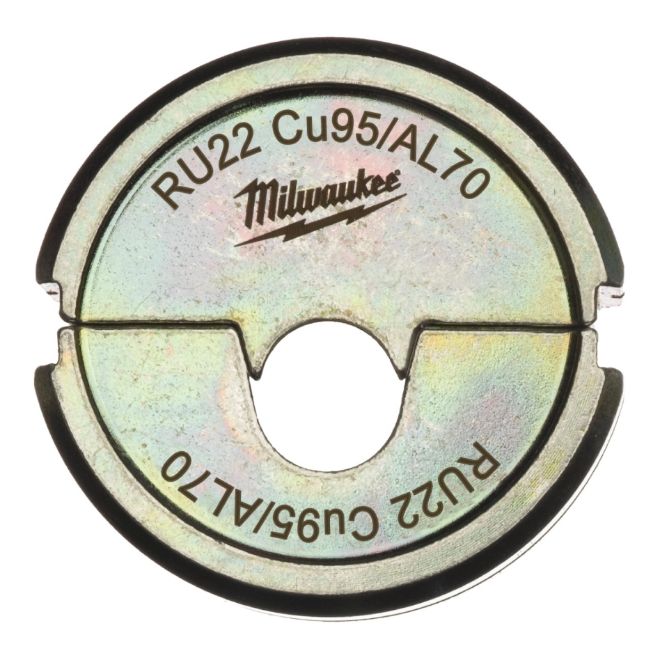 Milwaukee Accesorios 4932451784 RU22 Mordaza de engarce Cu95/AL70 95/70mm2 para alicates de engarce M18 HCCT-201C
