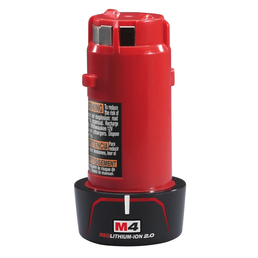 Milwaukee Accesorios 4932430098 Batería M4 B2 4 Volt 2.0Ah Li-Ion