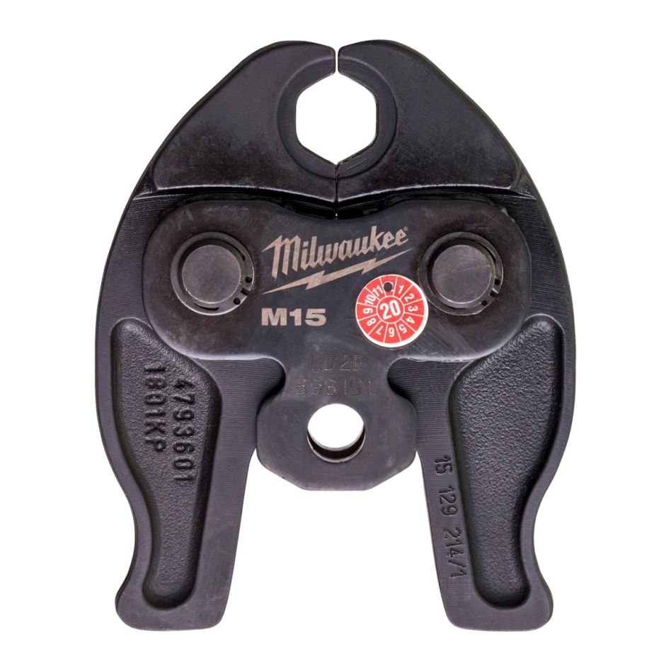 Milwaukee Accesorios 4932430245 J12-M15 Mordaza de prensado para alicates de prensado M12 HPT 12V