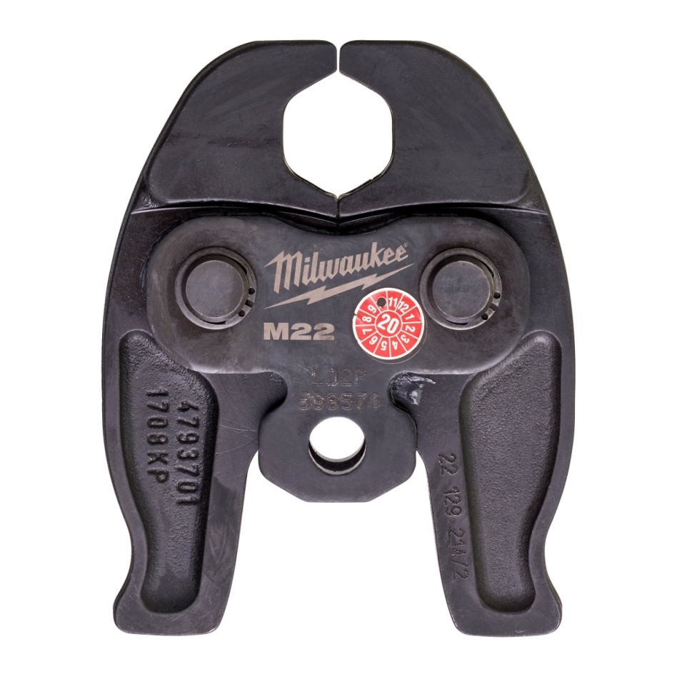 Milwaukee Accesorios 4932430249 J12-M22 Mordaza de prensado para alicates de prensado M12 HPT 12V
