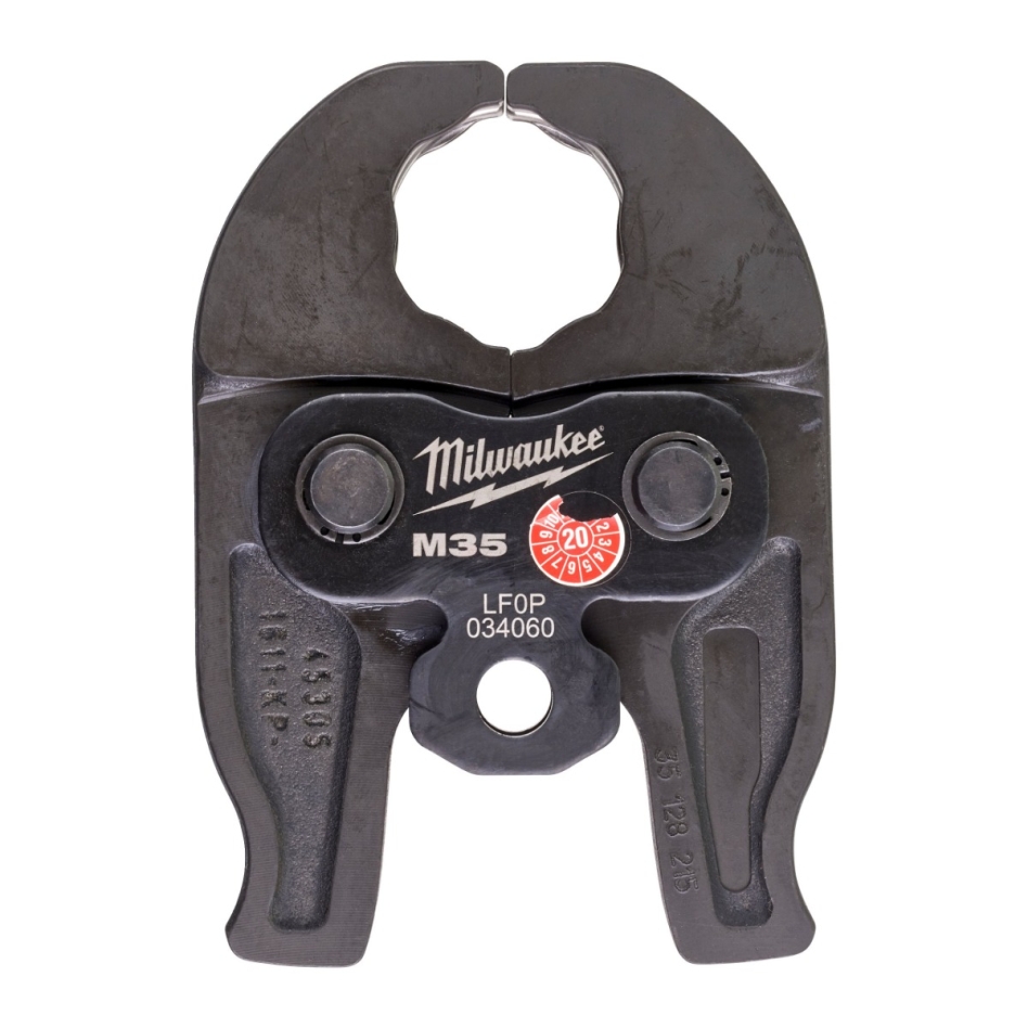 Milwaukee Accesorios 4932430253 J12-M35 Mordaza de prensado para alicates de prensado M12 HPT 12V