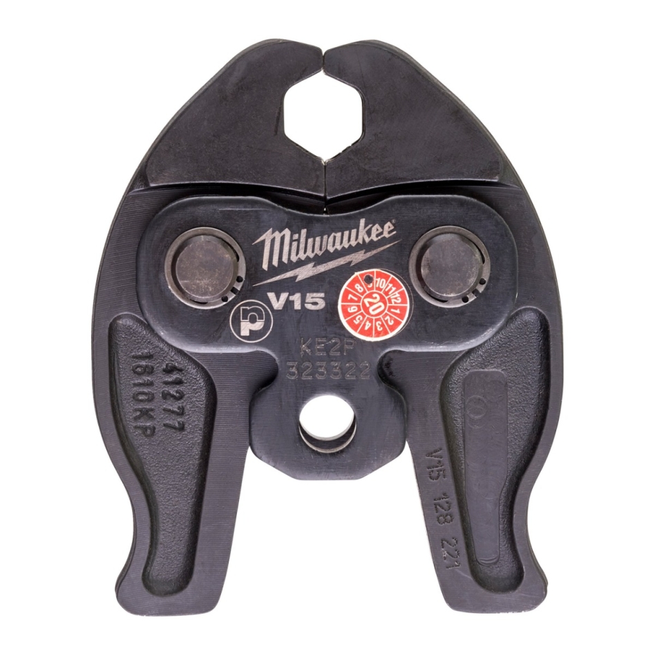 Milwaukee Accesorios 4932430262 J12-V15 Mordaza de prensado para alicates de prensado M12 HPT 12V
