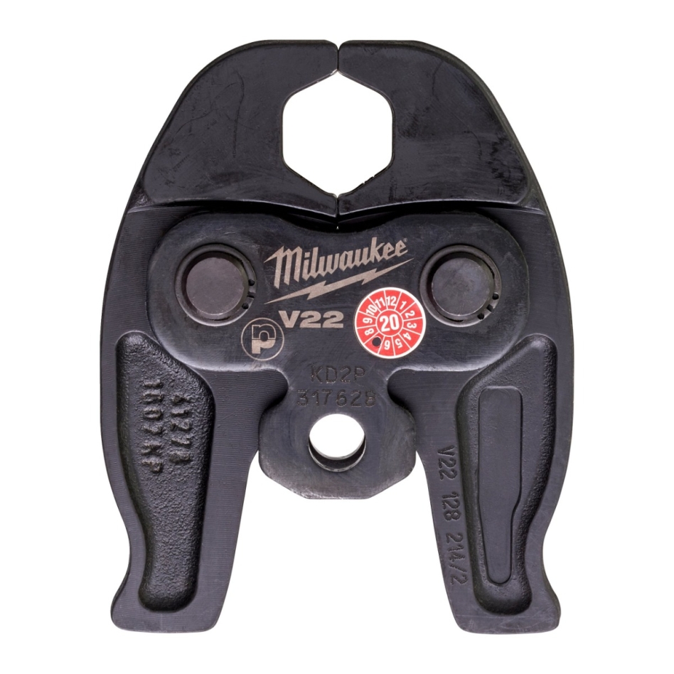Milwaukee Accesorios 4932430266 J12-V22 Mordaza de prensado para alicates de prensado M12 HPT 12V
