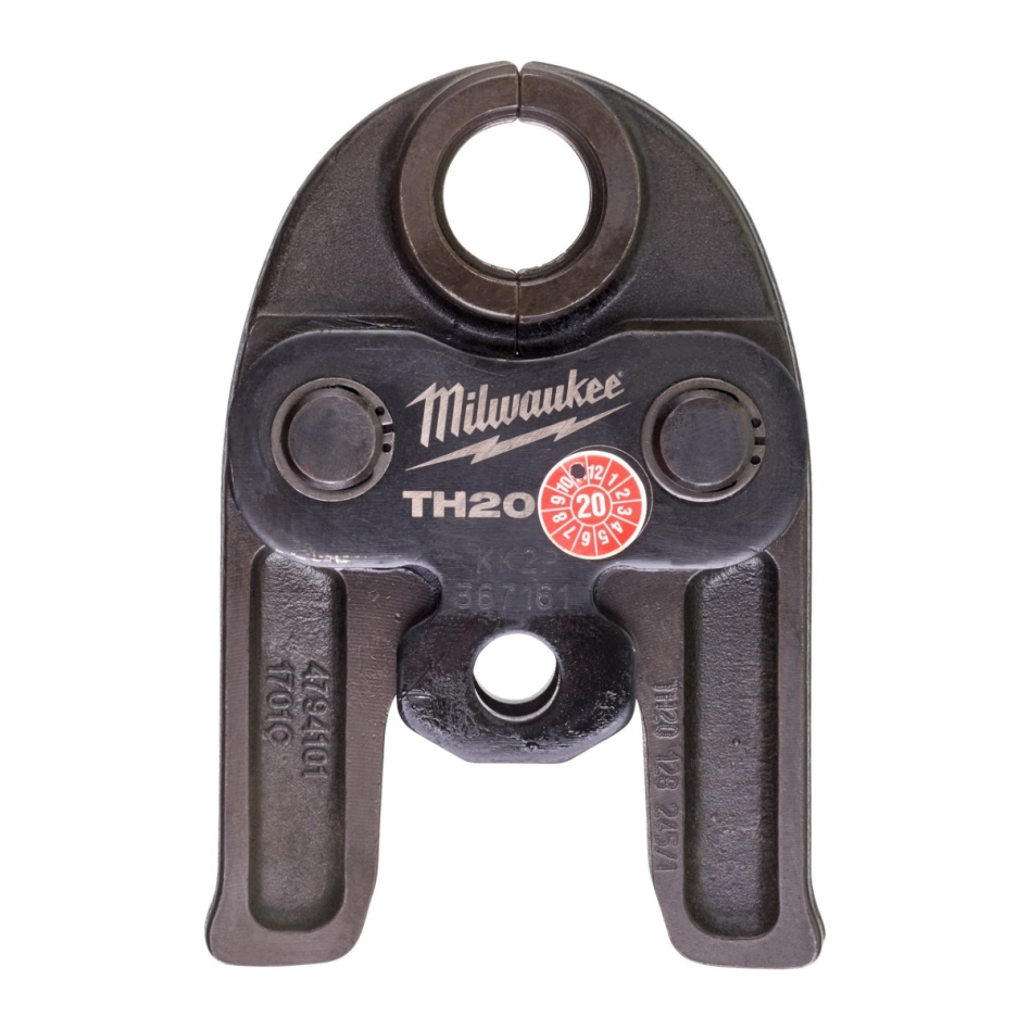 Milwaukee Accesorios 4932430280 J12-TH20 Mordaza de prensado para alicates de prensado M12 HPT 12V