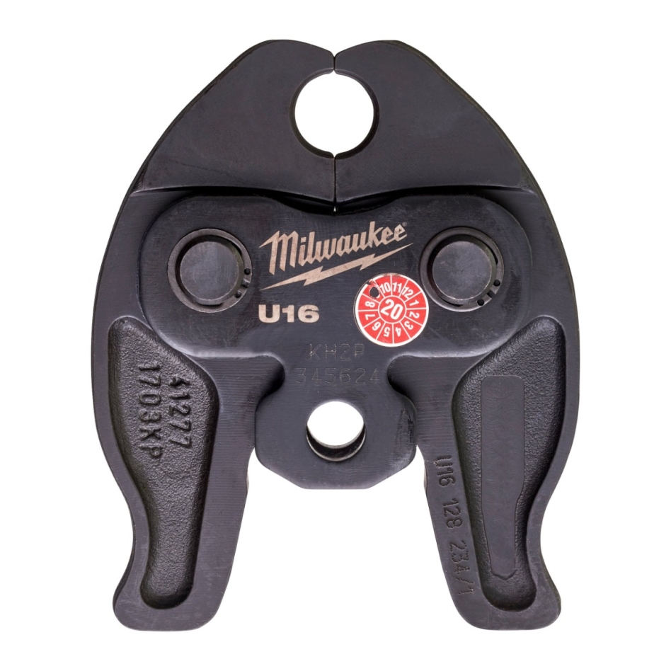 Milwaukee Accesorios 4932430293 J12-U16 Mordaza de prensado para alicates de prensado M12 HPT 12V