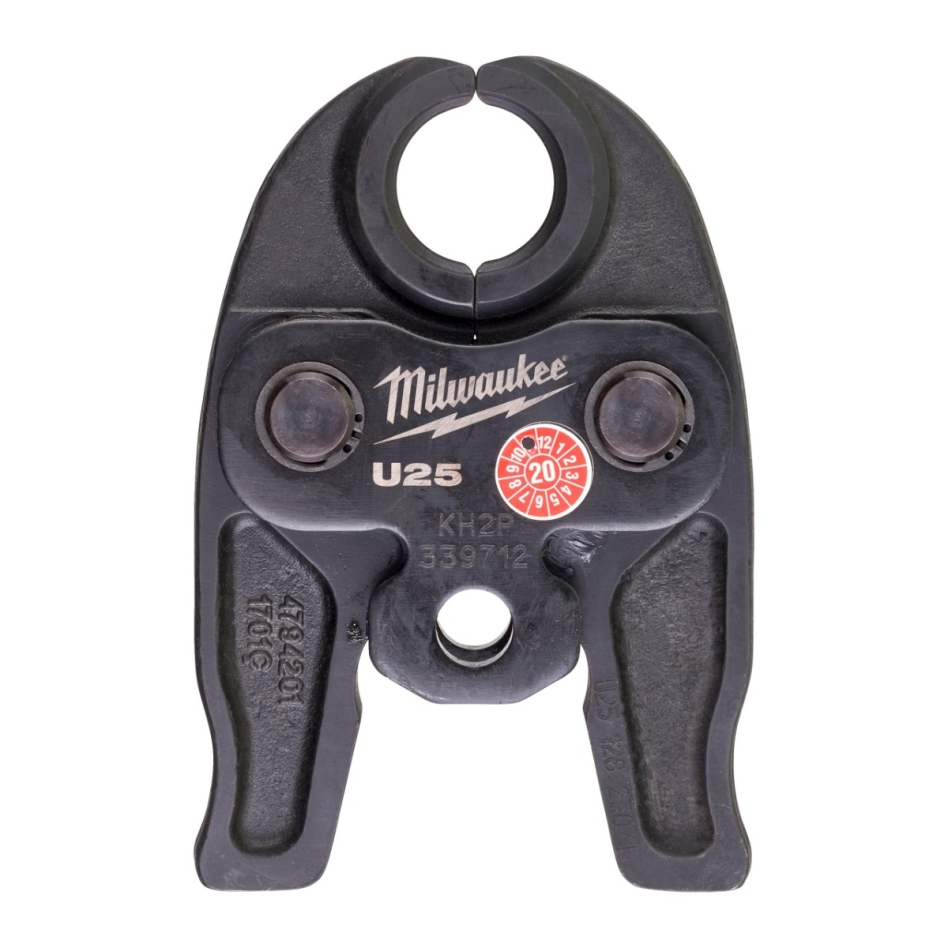Milwaukee Accesorios 4932430299 J12-U25 Mordaza de prensado para alicates de prensado M12 HPT 12V