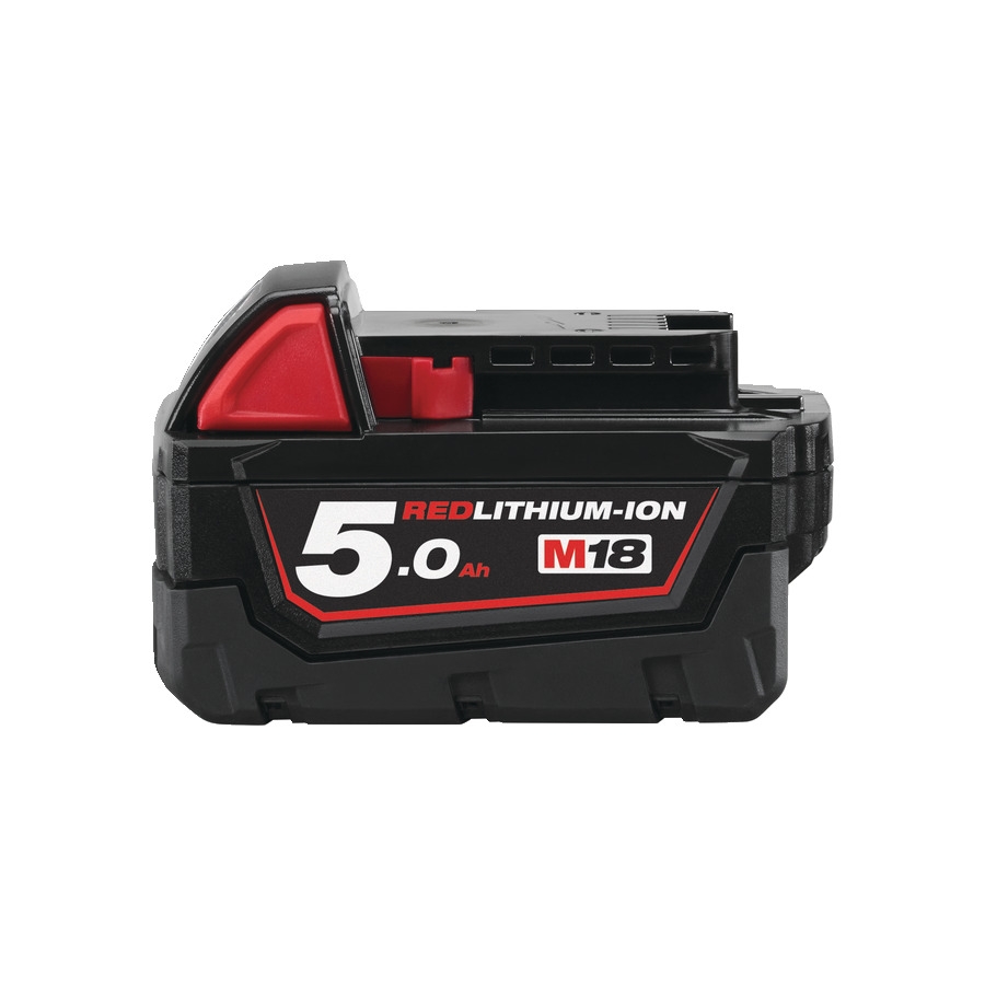 Milwaukee Accesorios 4932430483 Batería M18 B5 18V 5.0Ah Redlithium-Ion
