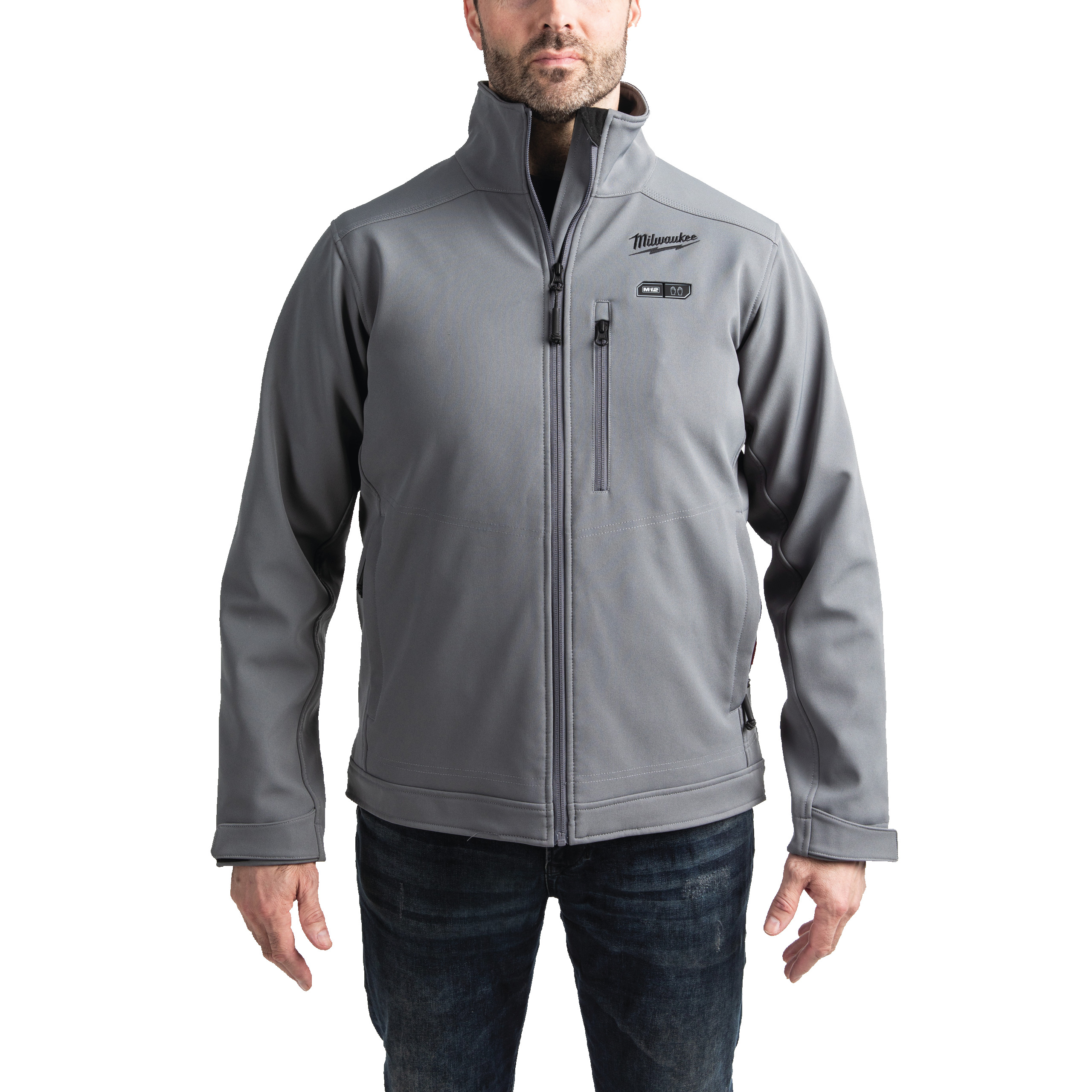 Milwaukee Accesorios 4933478976 M12 HJ GREY5 Chaqueta calefactable - Gris - Talla XXL Excl. batería y cargador