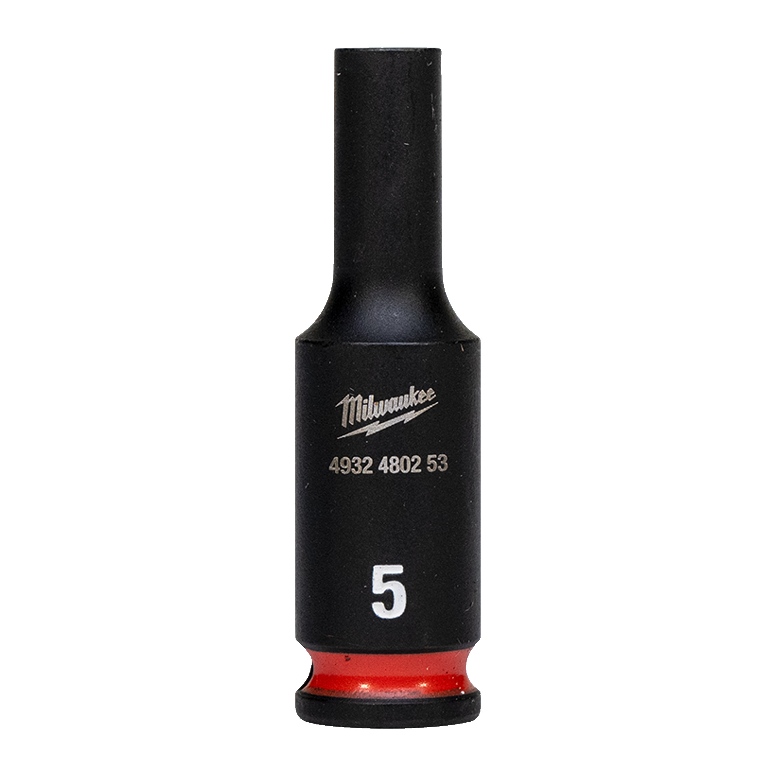 Milwaukee Accesorios 4932480253 Impacto Shockwave Duty 1/4" Capuchón de impacto largo 5 mm