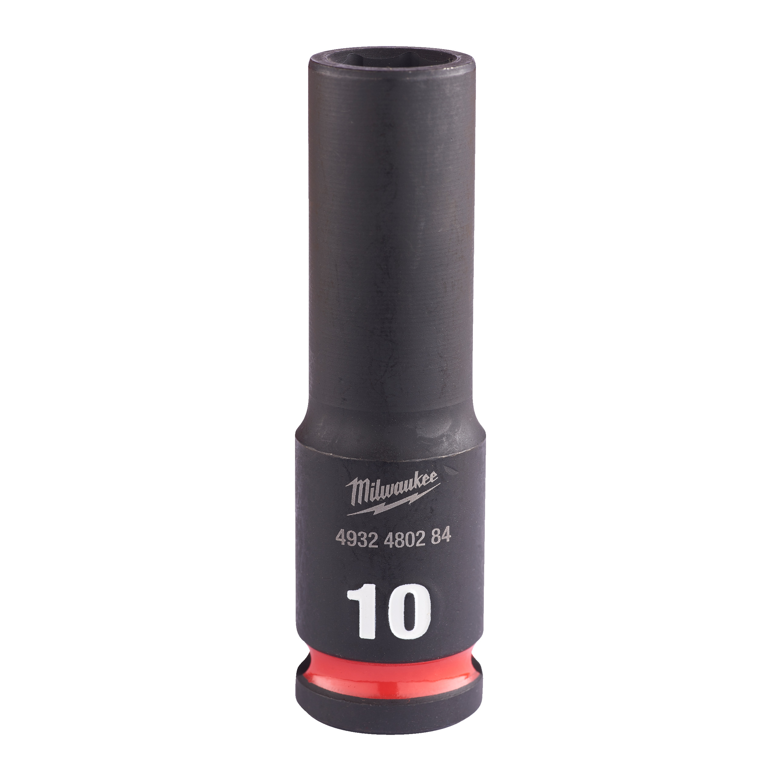 Milwaukee Accesorios 4932480284 Impacto Shockwave Duty 3/8" Capuchón de impacto largo 10 mm