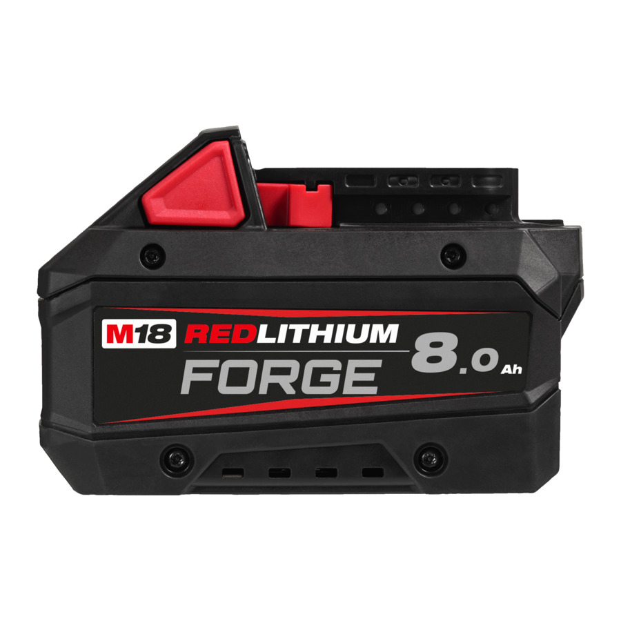 Milwaukee Accesorios 4932492131 Batería M18 FB8 FORGE 18V 8.0Ah Redlithium-Ion