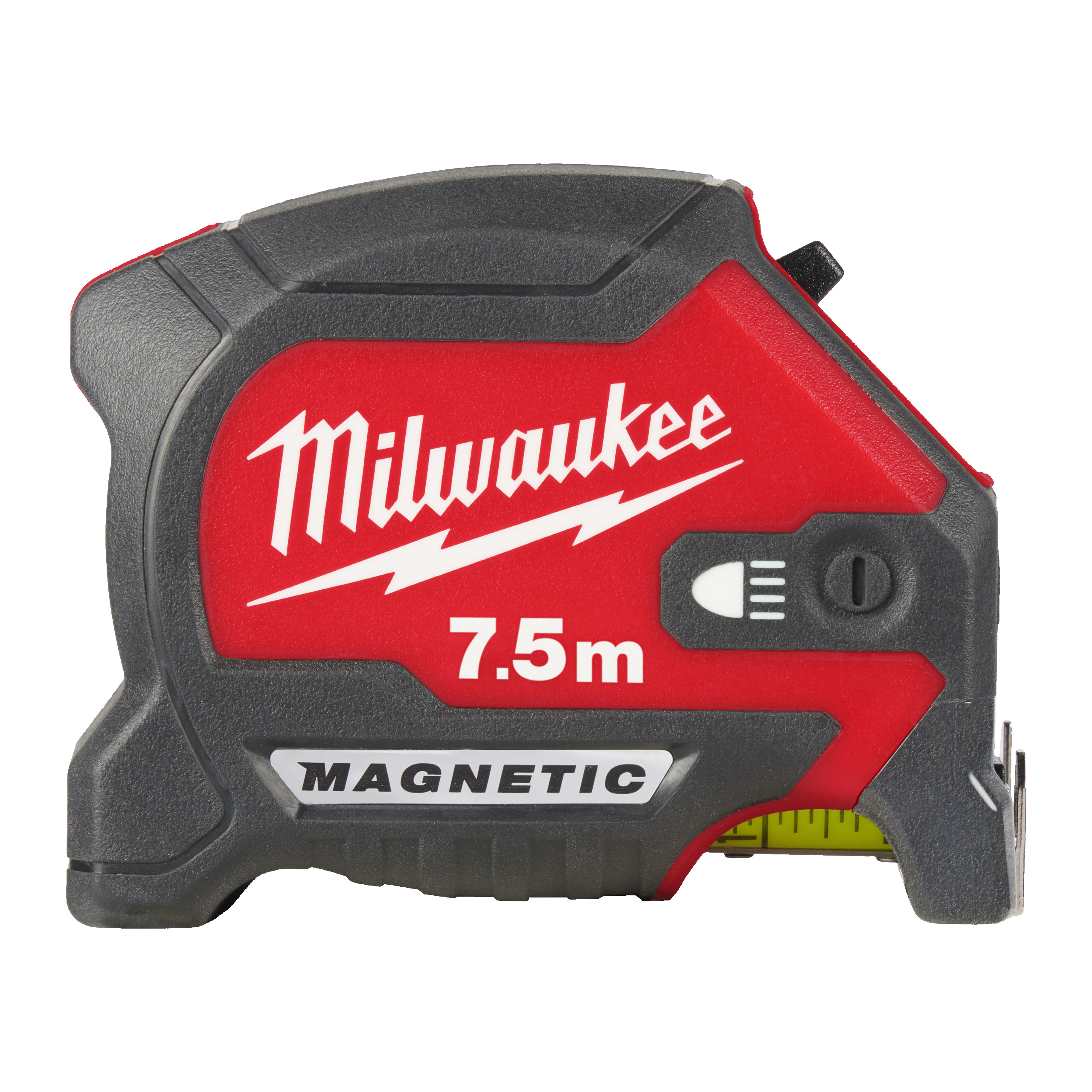 Milwaukee Accesorios 4932492469 cinta métrica magnética con luz LED 7.5mx30mm