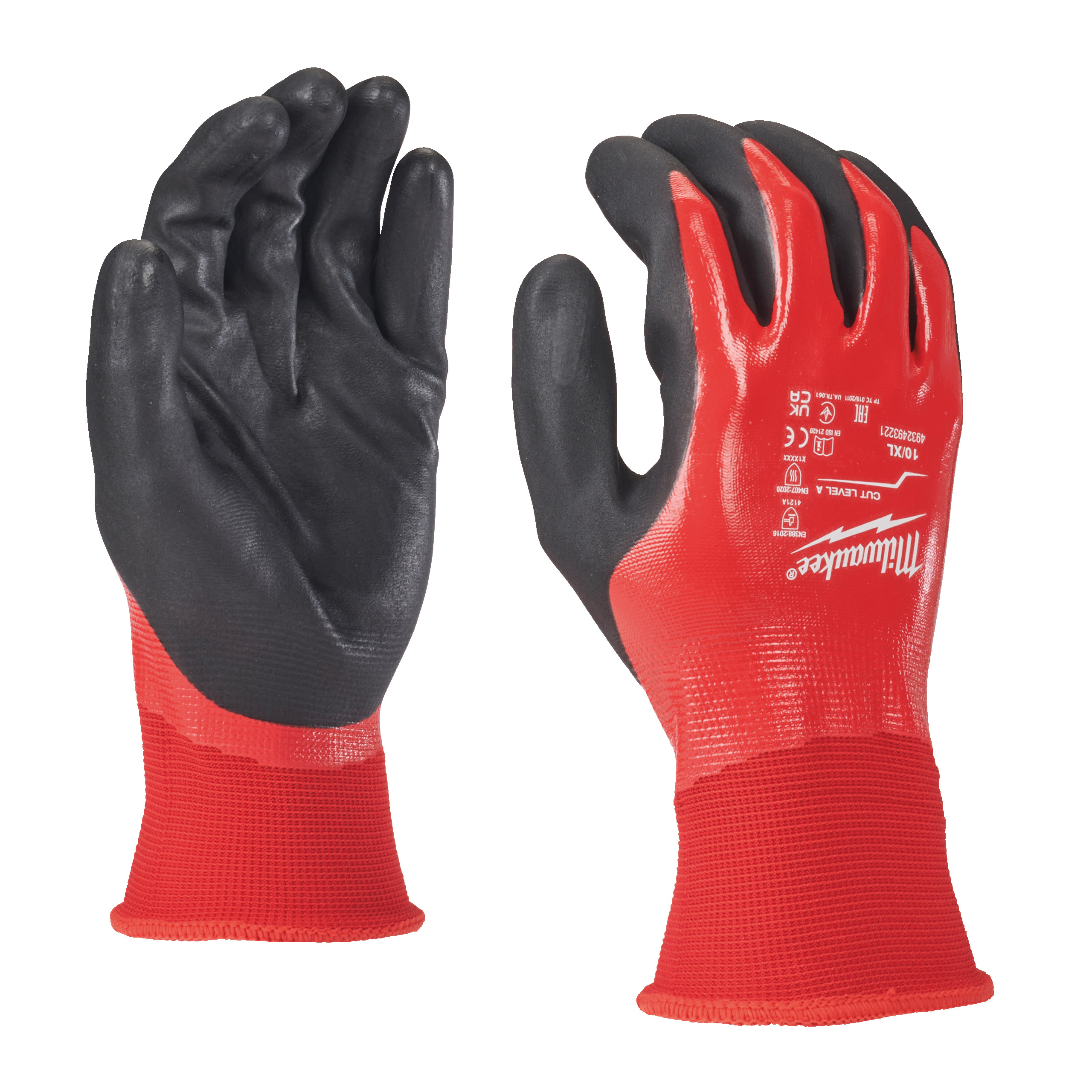 Milwaukee Accesorios 4932493220 Guantes de trabajo Cut A - 9/L - 1 par