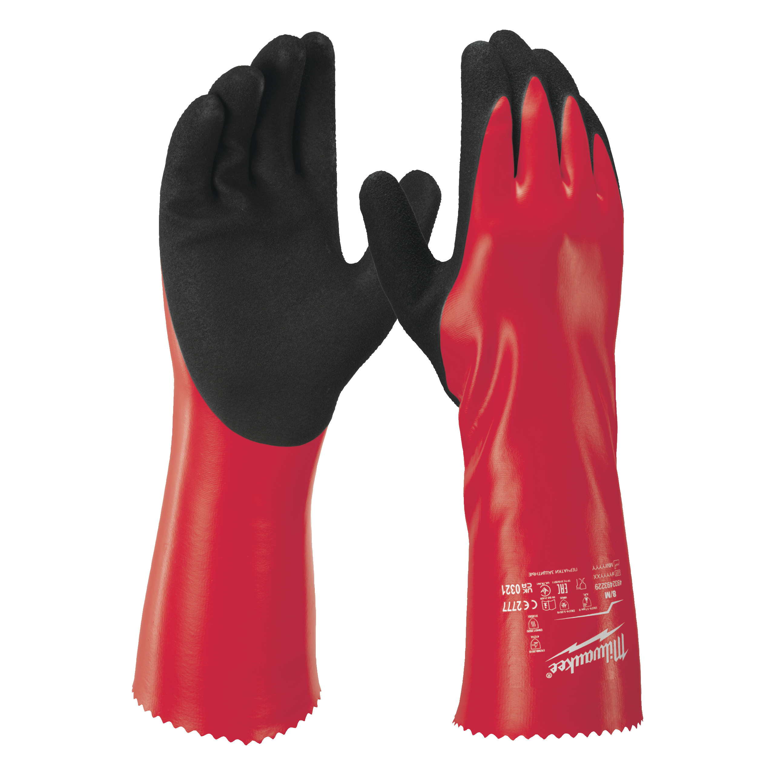 Milwaukee Accesorios 4932493230 Guantes de trabajo resistentes a productos químicos - 9/L - 1 par