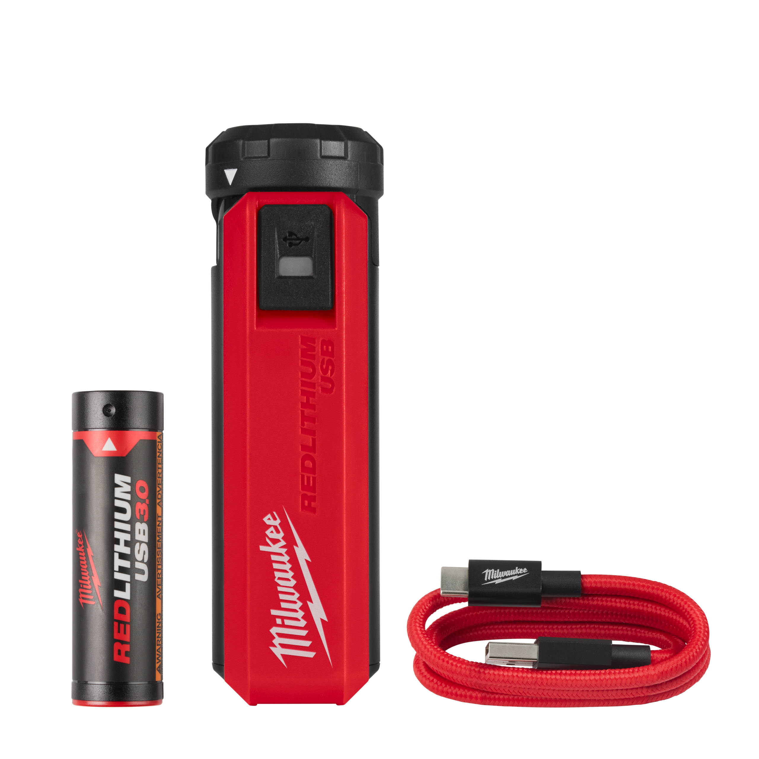 Milwaukee Accesorios 4932493335 Set de batería y cargador USB REDLITHIUM