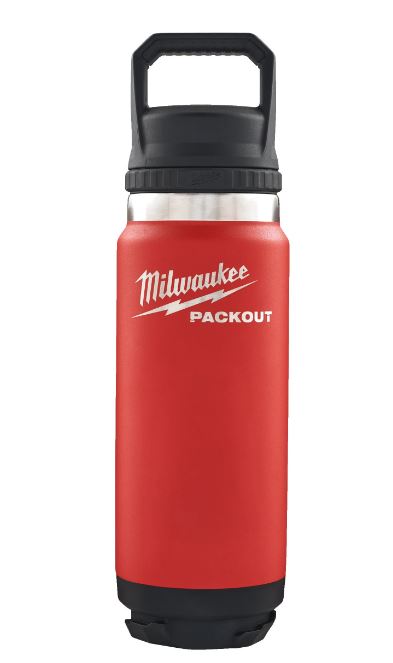 Milwaukee Accesorios 4932493467 Packout Termo Rojo con tapa 1065 ml