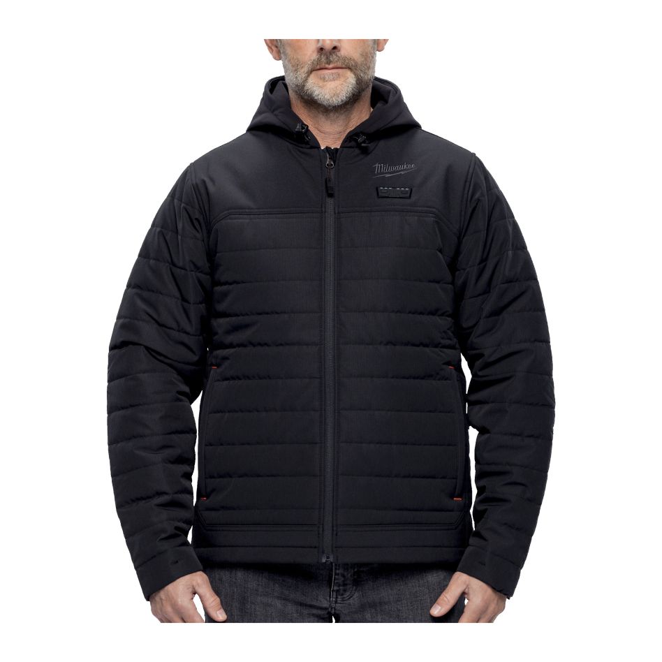 Milwaukee Accesorios 4932493841 Chaqueta calefactable M12 Negro XXL sin batería ni cargador en caja