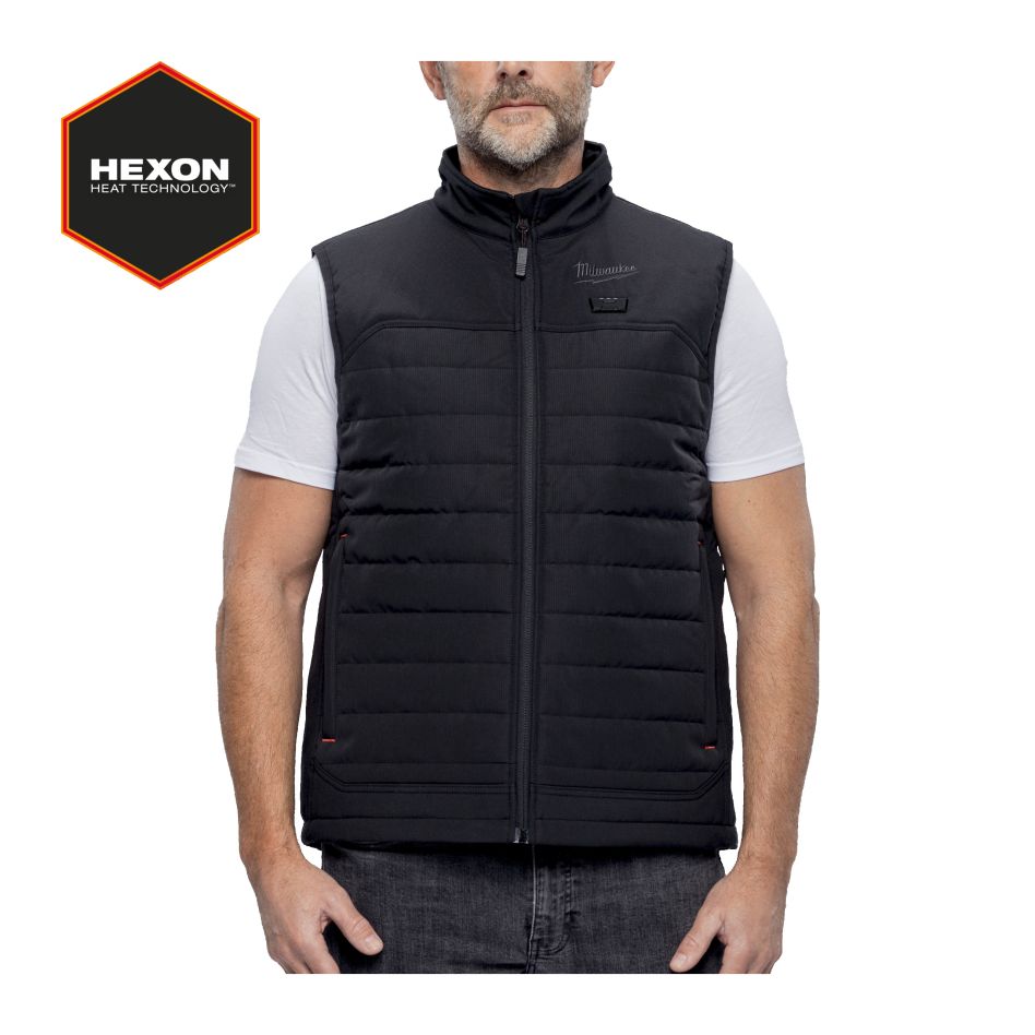 Milwaukee Accesorios 4932493842 Chaleco térmico M12 negro S sin batería ni cargador en caja