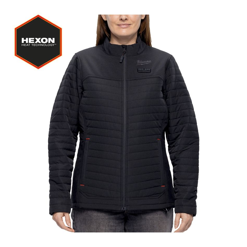 Milwaukee Accesorios 4932493850 Chaqueta calefactable M12 para mujer Negro XL excl. batería y cargador en caja