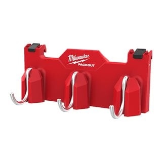 Milwaukee Accesorios 4932498650 Barra de 3 ganchos lateral PACKOUT