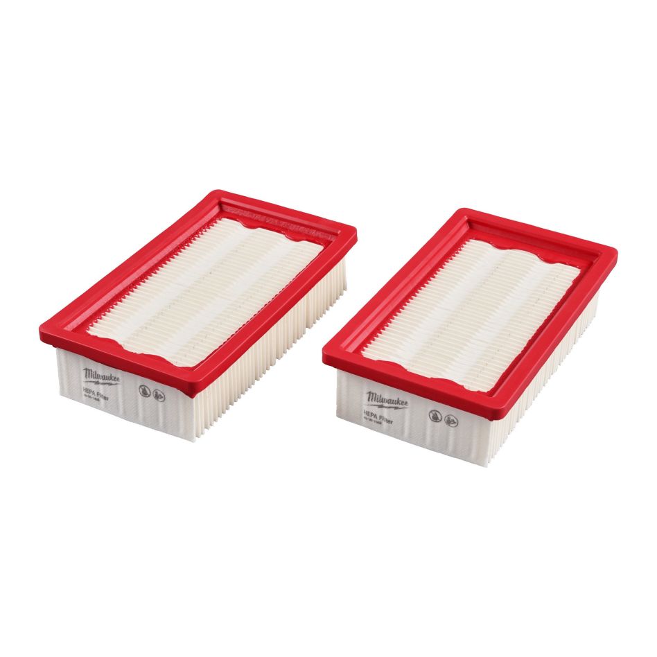 Milwaukee Accesorios 4932498662 Filtros HEPA H13 para M18 ONEF2VC34M (2 piezas)