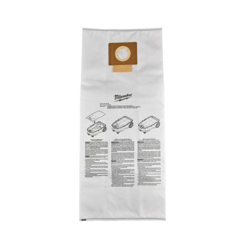 Milwaukee Accesorios 4932498663 Bolsa Hoover Fleece para M18 ONEF2VC34M