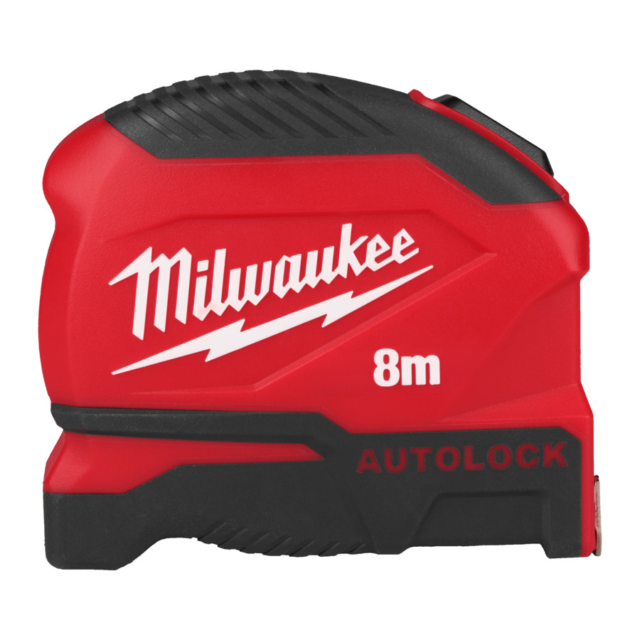 Milwaukee Accesorios 4932498774 Cinta métrica Autolock 8 m x 25 mm