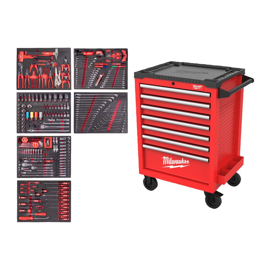 Milwaukee Accesorios 4932500754 TOOLGUARD Carro de herramientas lleno (337 piezas)