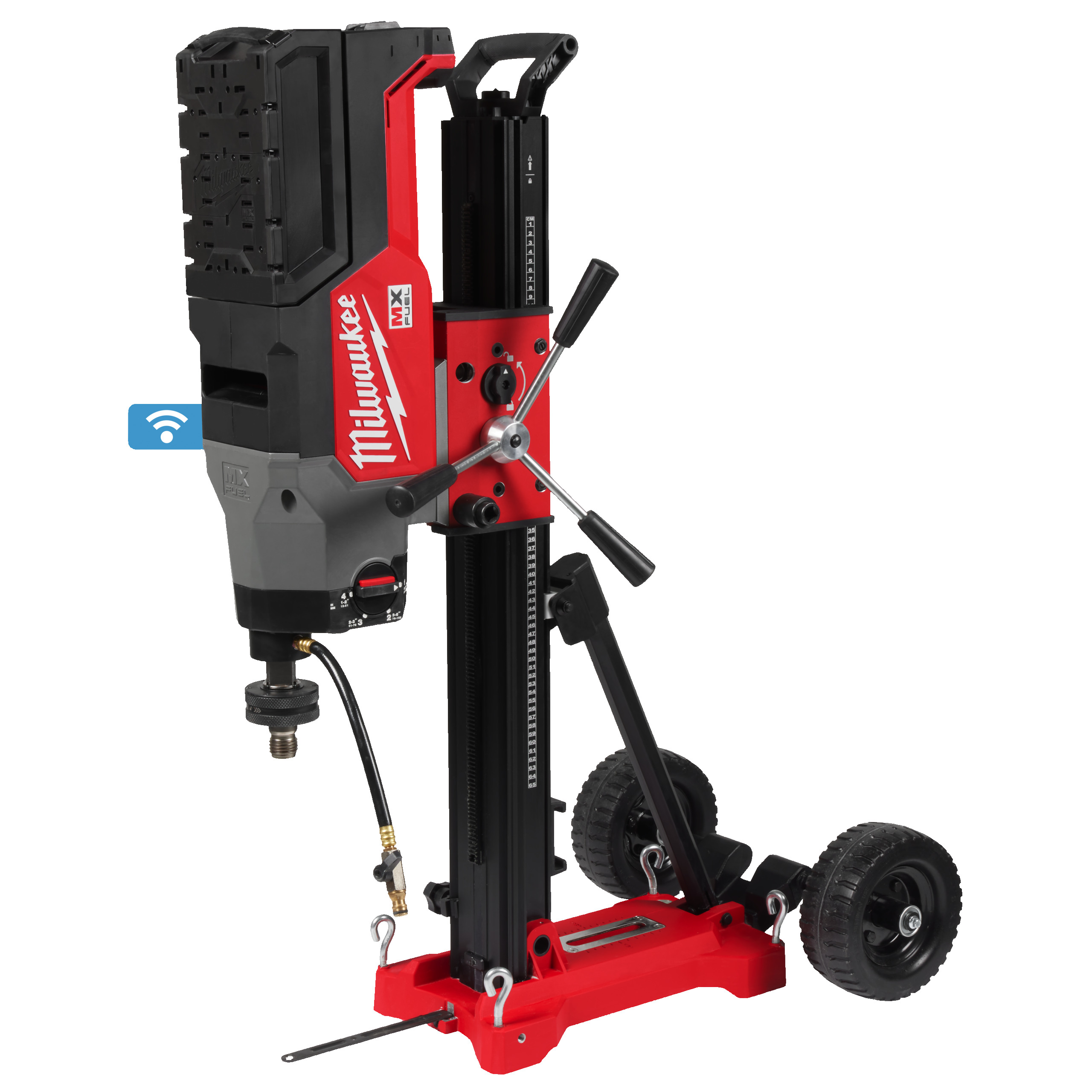 Milwaukee MX 4933493143 MXF DCD350 KIT-122 MX FUEL™ taladro sacanúcleos de diamante de 350 mm 72 V 2x 12Ah