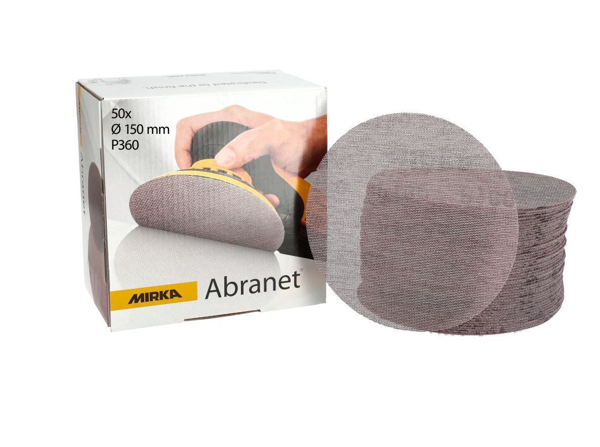 Mirka Accesorios 5424105037 ABRANET Malla de lija 150 mm Grip grit P360 50pcs
