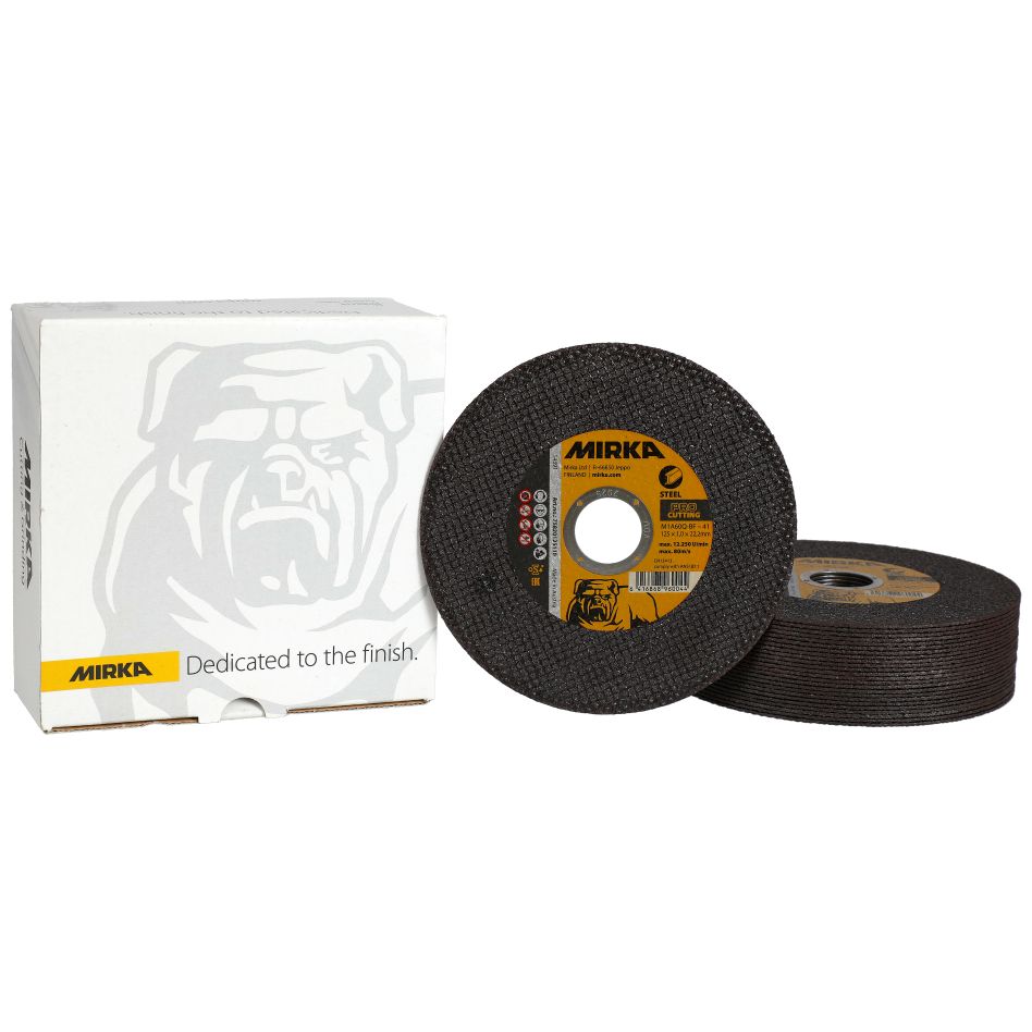 Mirka Accesorios 75820125110 PRO Disco de corte 125x1,0x22,2mm M1A60Q-BF Acero