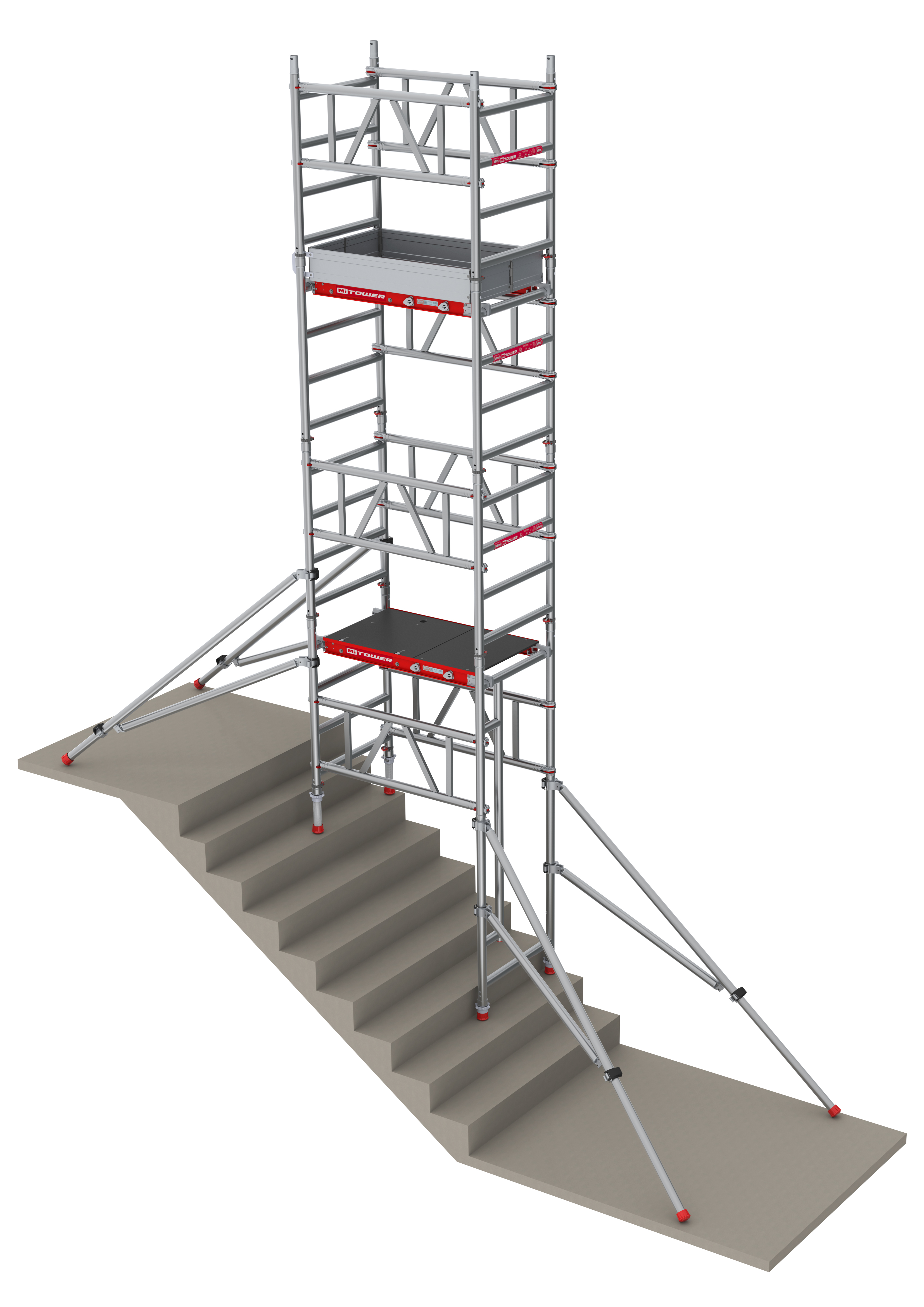 Altrex C003091 Juego de escalones MiTOWER Plus andamio móvil