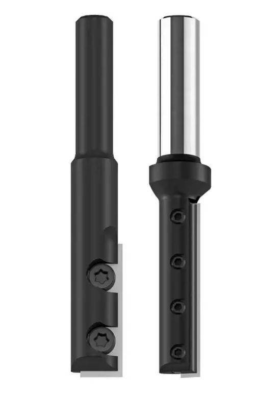 MW-Tech 714201165 IRC41-12521 Fresa recta 12mm S12 longitud de corte 50mm madera dura, laminada, contrachapada