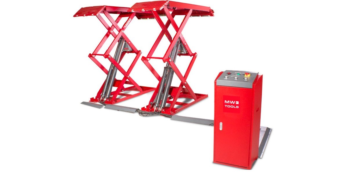 MW-Tools 758725116  Elevador de tijera 4 t 1950mm 3x400V