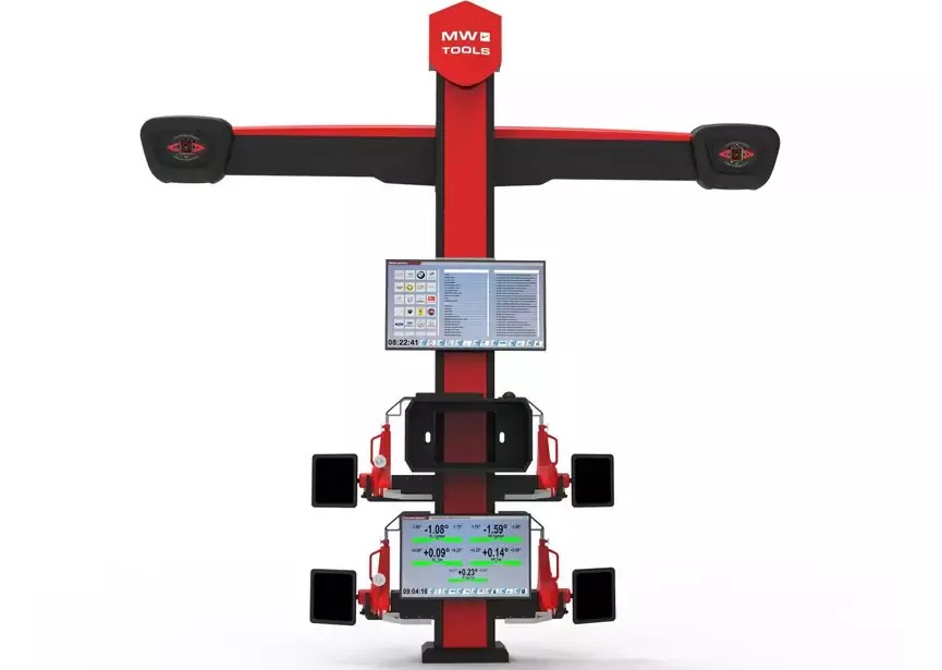 MW-Tools 724562979 UA3D600 Alineador 3D 5MP incl 2 monitores y AI