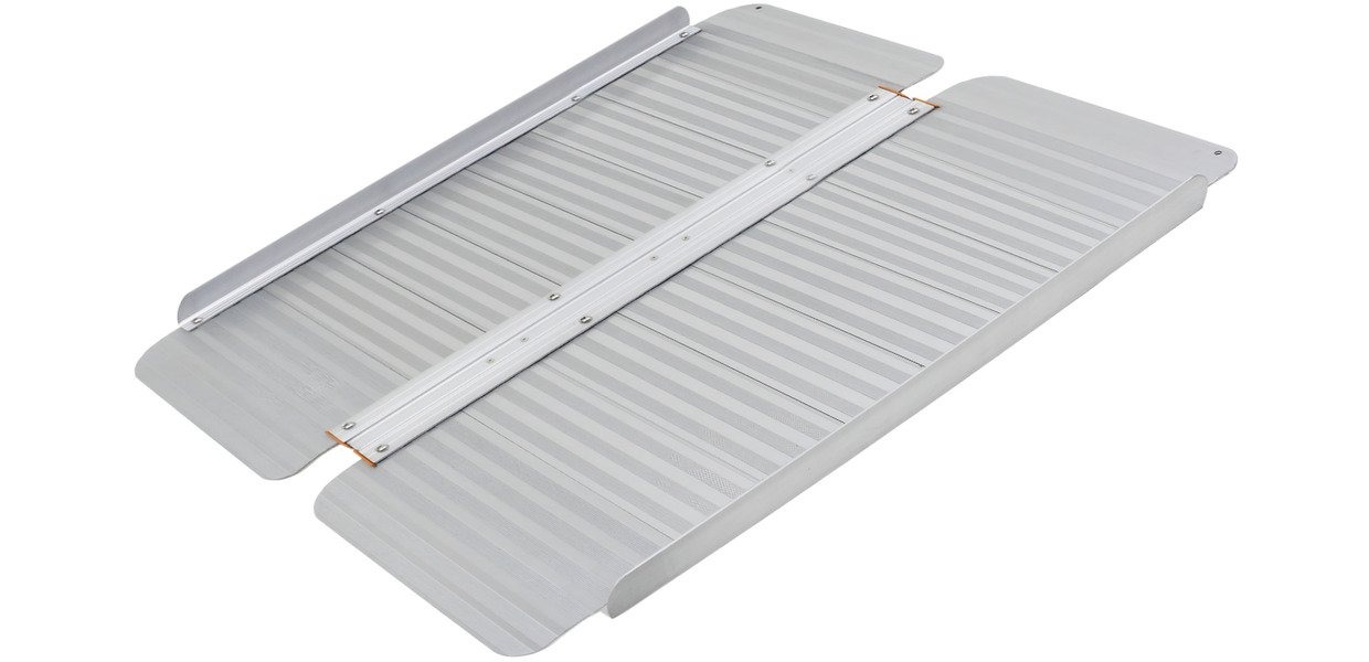 MW-Tools 754751834 ARP0996 Rampa de aluminio para silla de ruedas 2 pliegues 300 kg 900x720 mm
