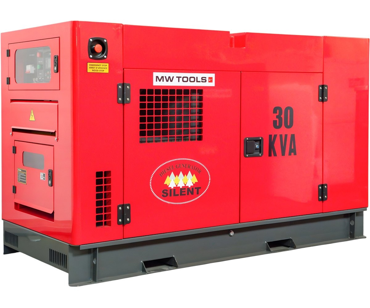 MW-Tools 724562235  DG300E Generador diesel 33 kVA 3x400V - 1x230V refrigerado por agua