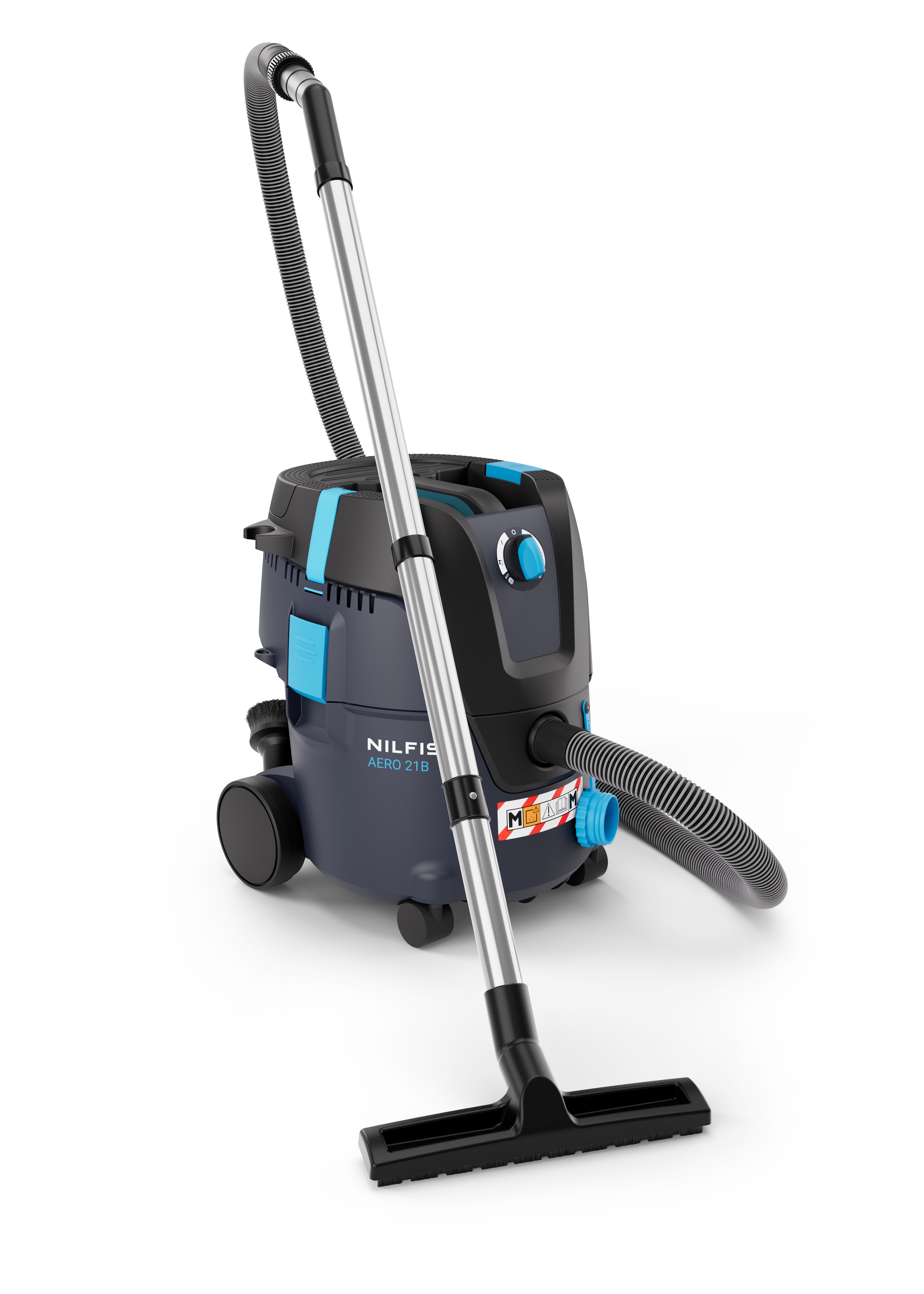 Nilfisk 107419701 AERO 21B-W0M PCBP Aspirador en seco/mojado a bater&iacute;a 36V 160W incluyendo 1x 6Ah, cargador, mando a distancia y sistema start-stop