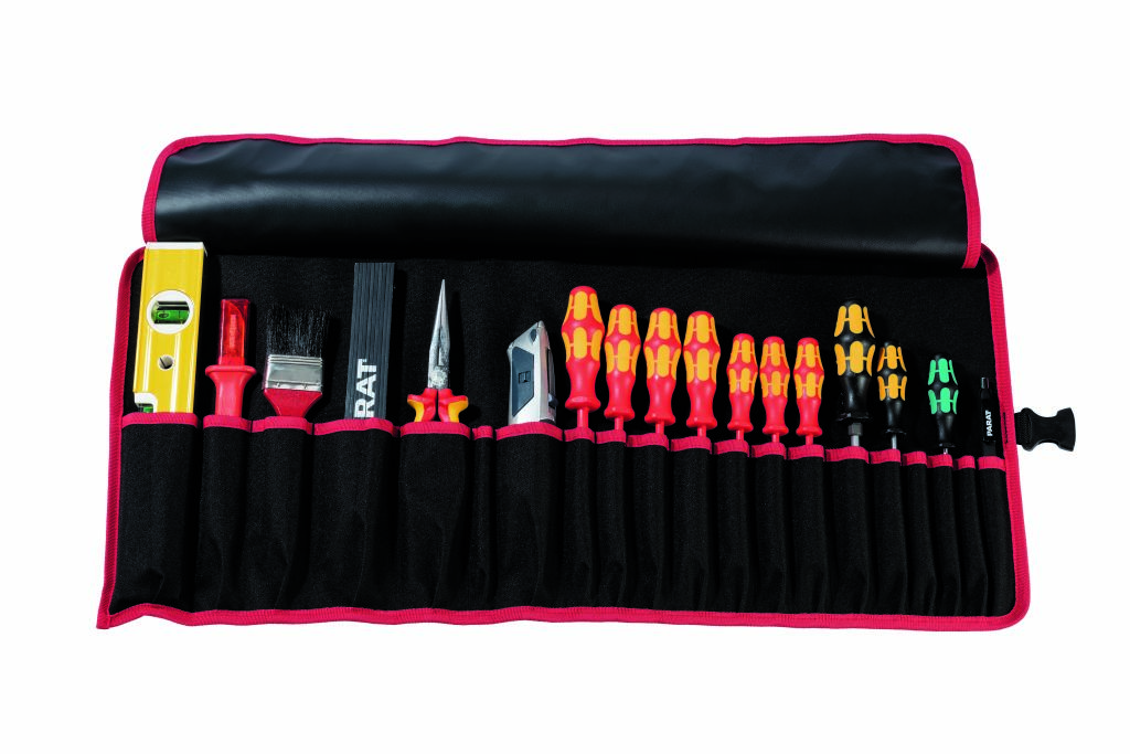 Parat 5990829991 Bolsa enrollable BASIC con 20 compartimentos, 330 x 5 x 740 mm