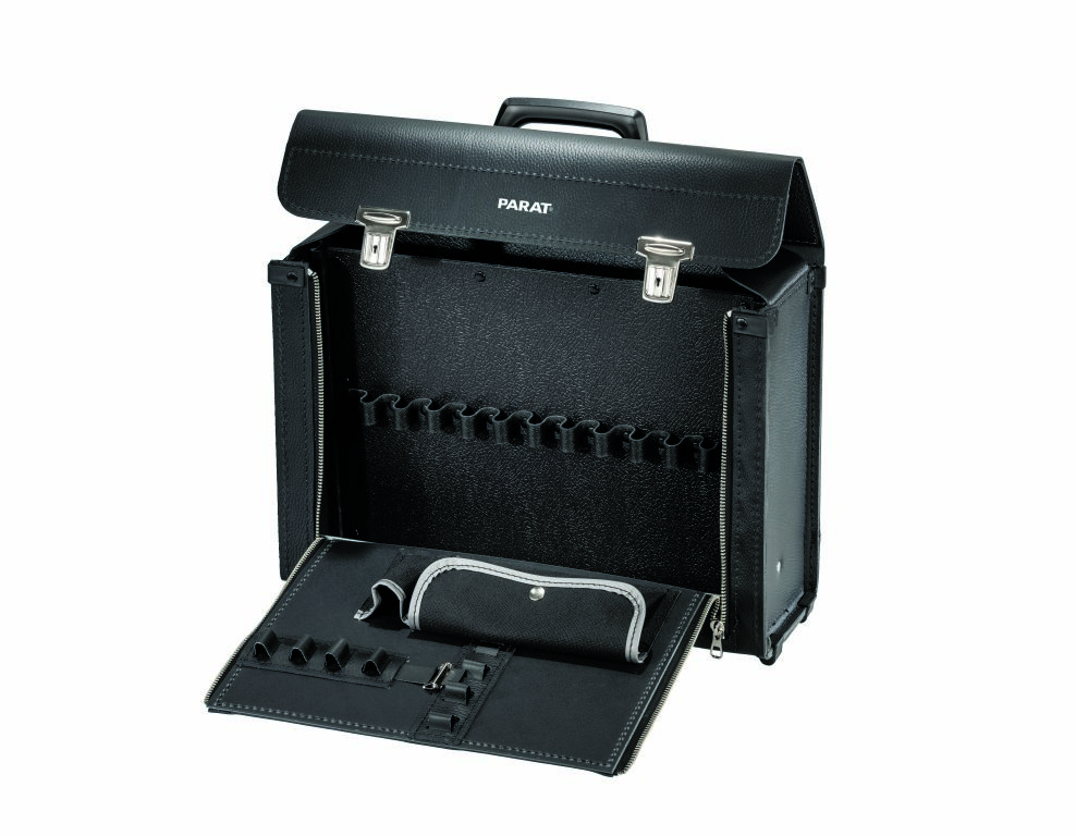 Parat 5.380.000.031 Nuevo Classic bolsa de herramientas de cuero | pared central, Dim. 400 x 140 x 280 mm